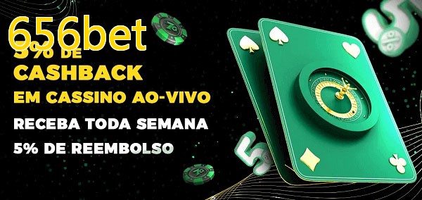 Promoções do cassino ao Vivo 656bet